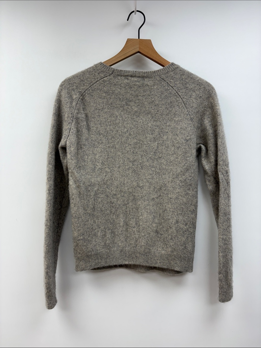 Quince 100% Yak Wool Crewneck Pullover Sweater Minimalist Heather Grey Medium - Picture 6 of 10